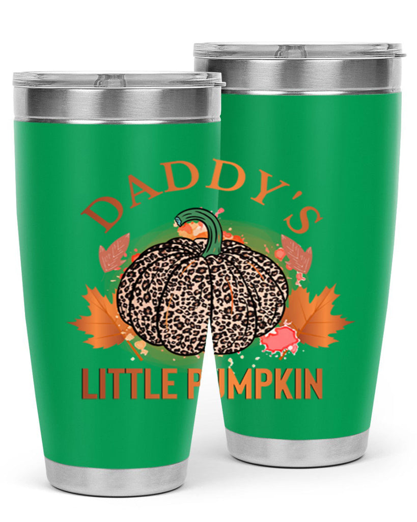 Daddys Little Pumpkin 67#- fall- Tumbler