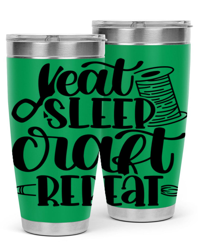 Eat Sleep Craft Repeat 29#- crafting- Tumbler