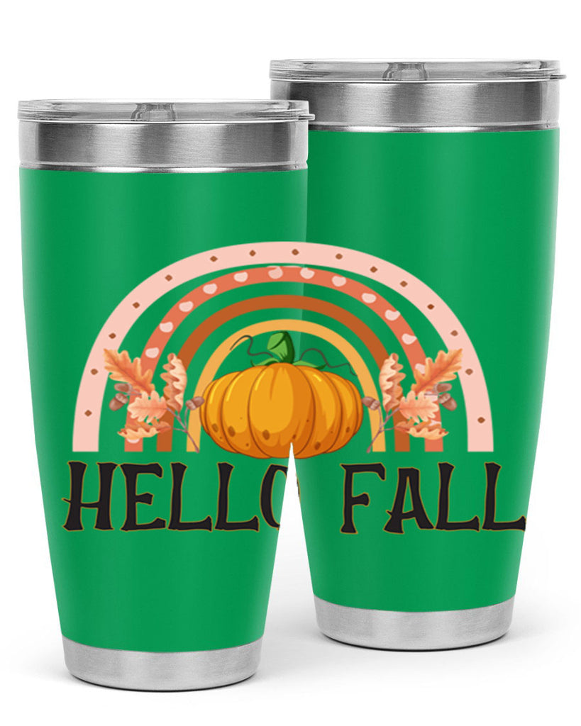 Fall Boho Rainbow 91#- fall- Tumbler