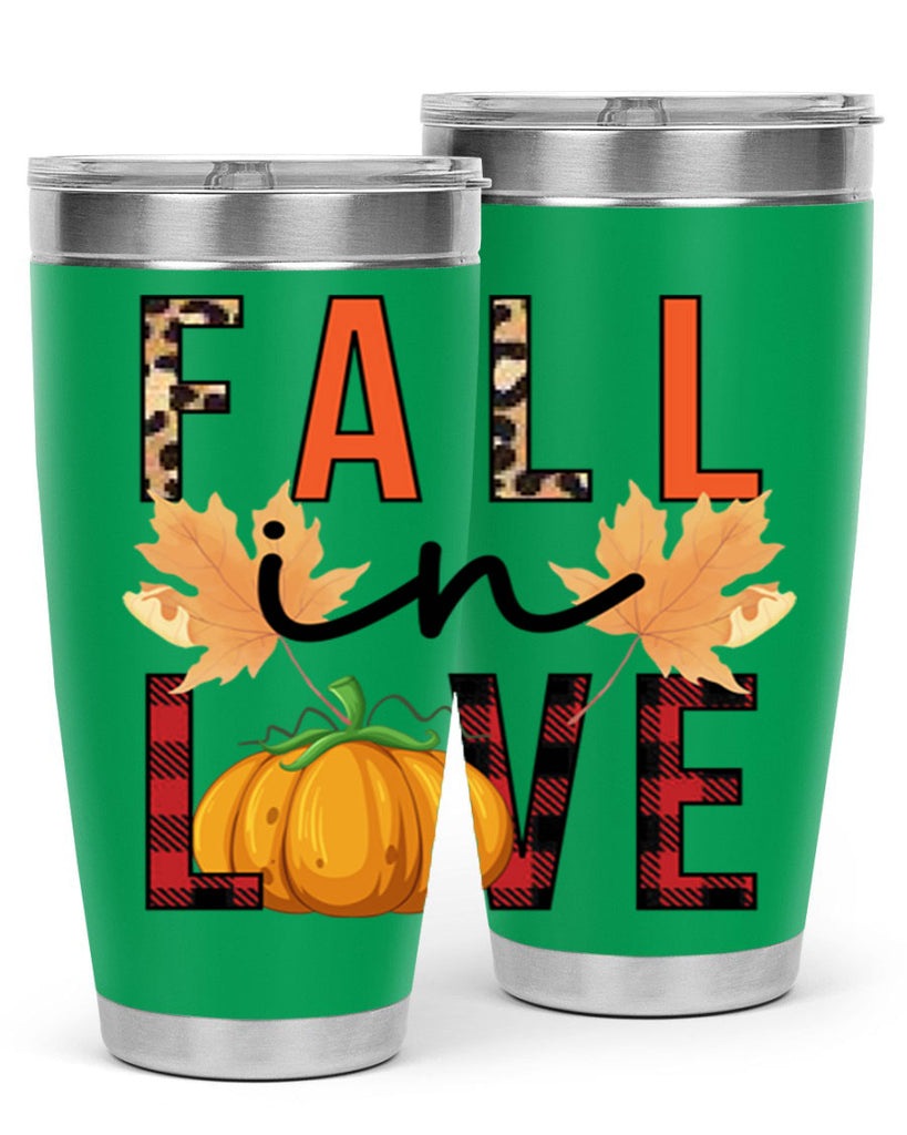 Fall in Love 104#- fall- Tumbler
