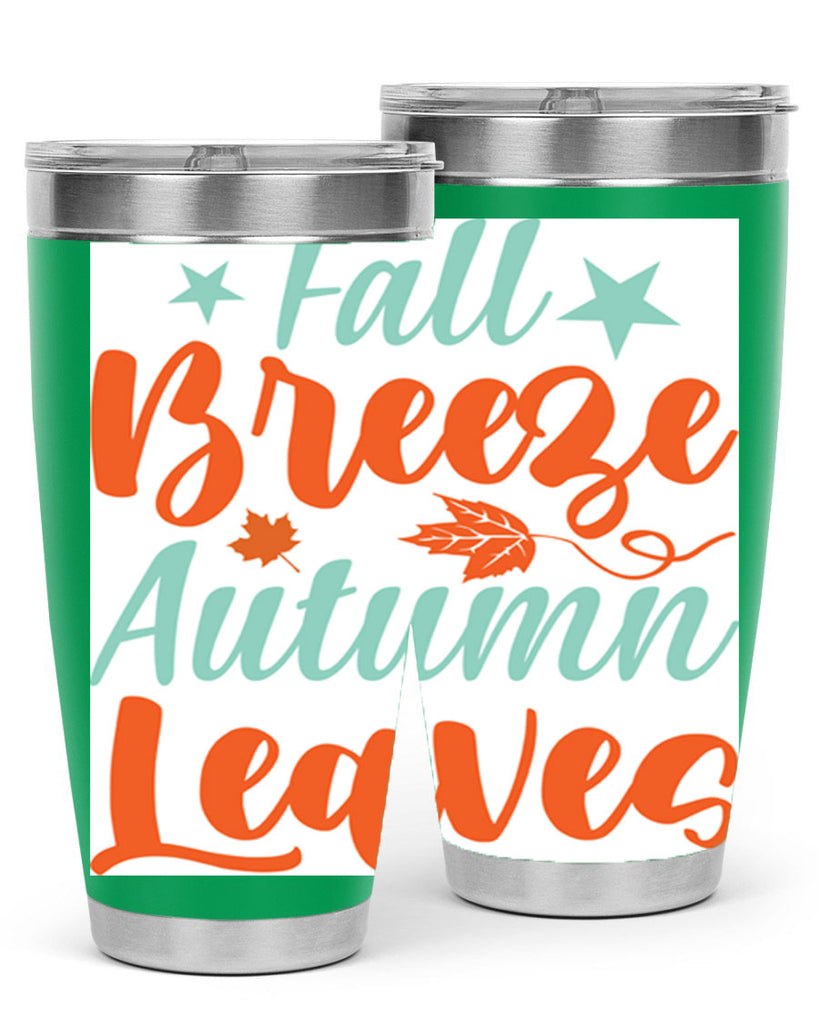 FallBreezeAutumnLeaves 147#- fall- Tumbler
