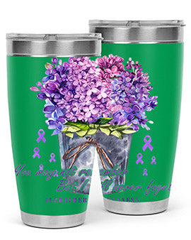 Flower Remember AlzheimerS Awareness 148#- alzheimers- Tumbler