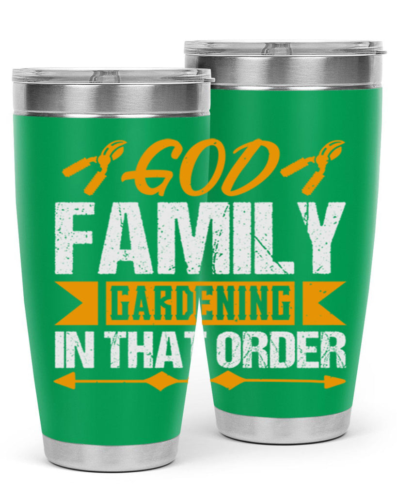 God Family Gardending in that order 60#- farming and gardening- Tumbler