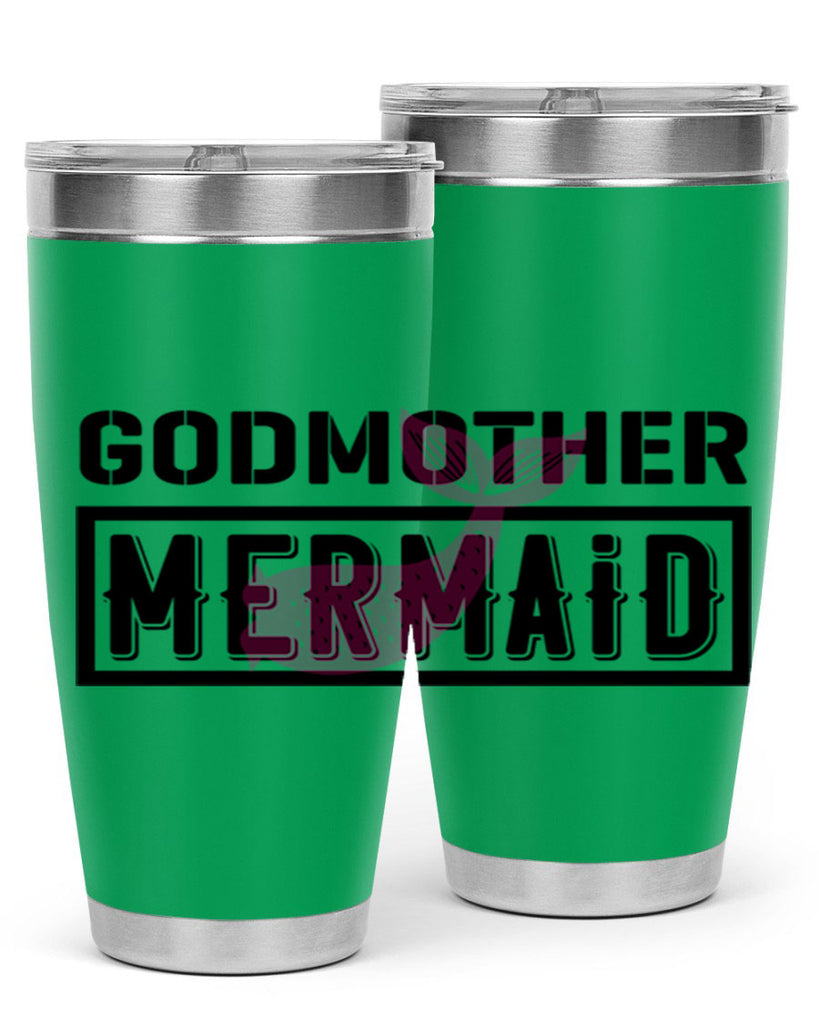 Godmother mermaid 196#- mermaid- Tumbler