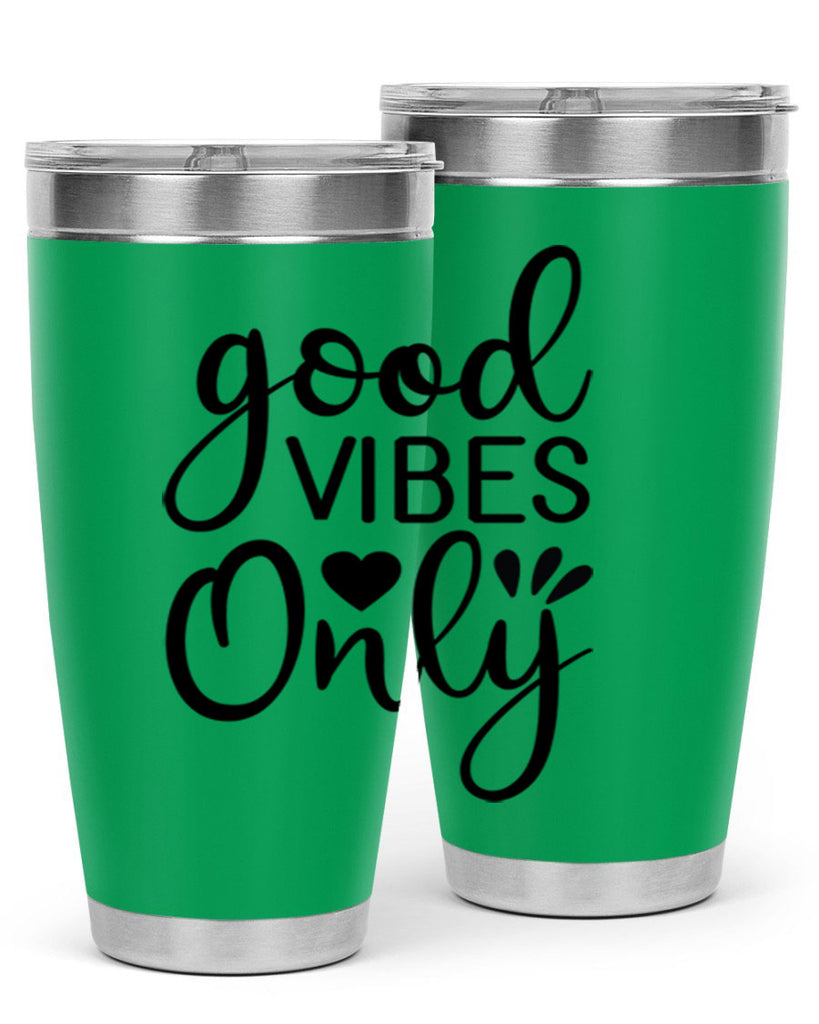 Good vibes only design 202#- mermaid- Tumbler