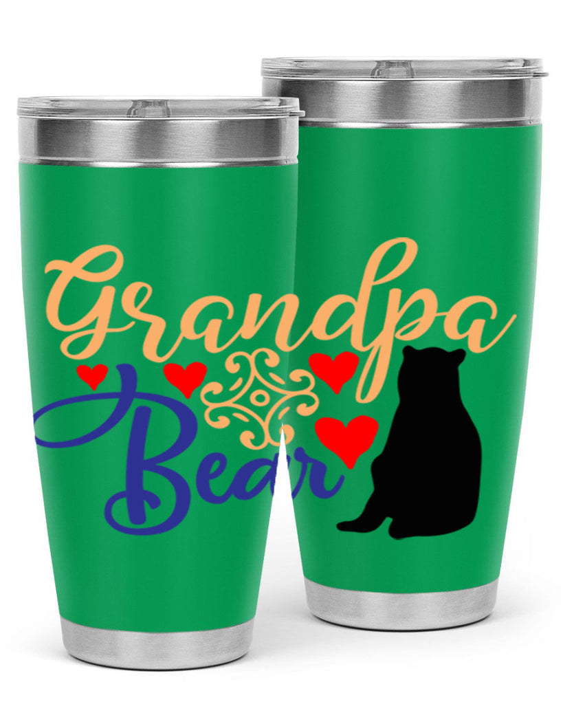 Grandpa bear 43#- grandpa - papa- Tumbler