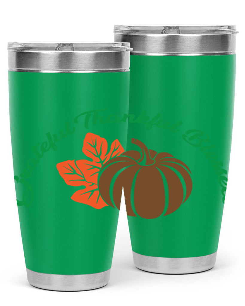 Grateful Thankful Blessed 214#- fall- Tumbler