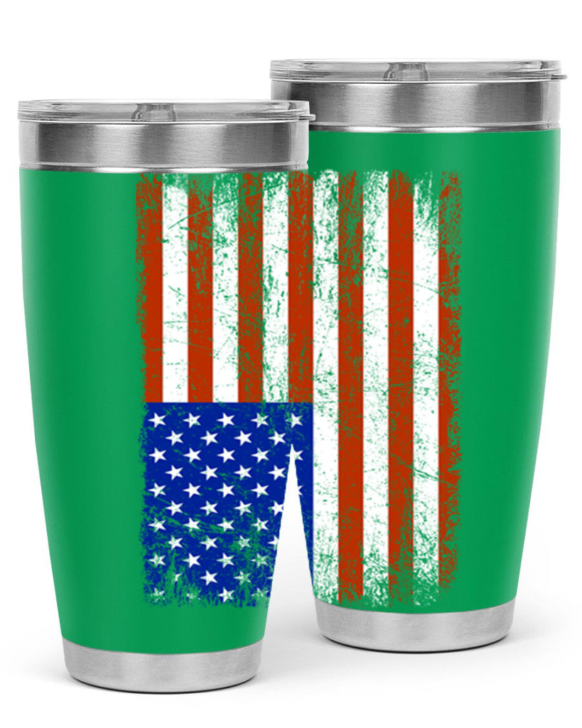 Grunge Flag 52#- Us Flags- Tumbler