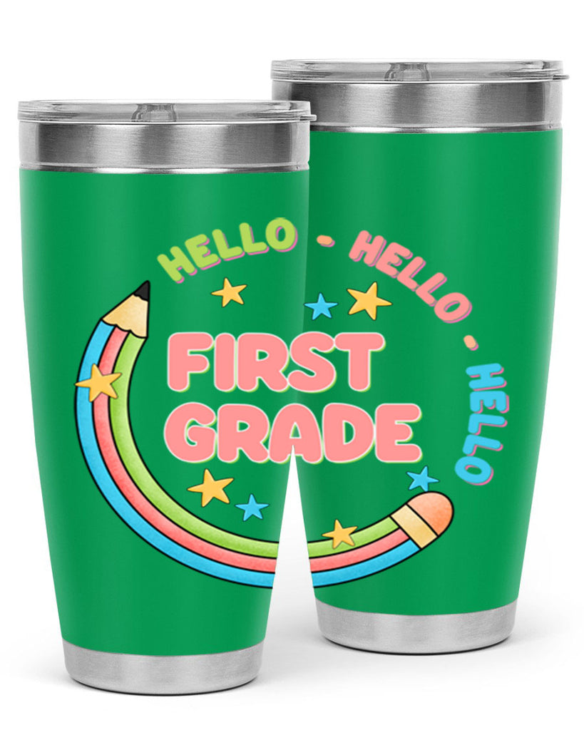 Hello 1st Grade Pencil 15#- 1st grade- Tumbler