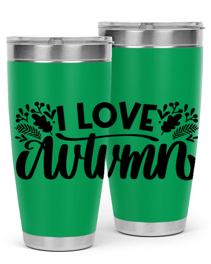 I Love Autumn 497#- fall- Tumbler