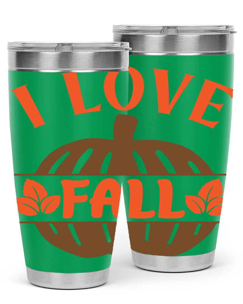 I Love Fall 337#- fall- Tumbler