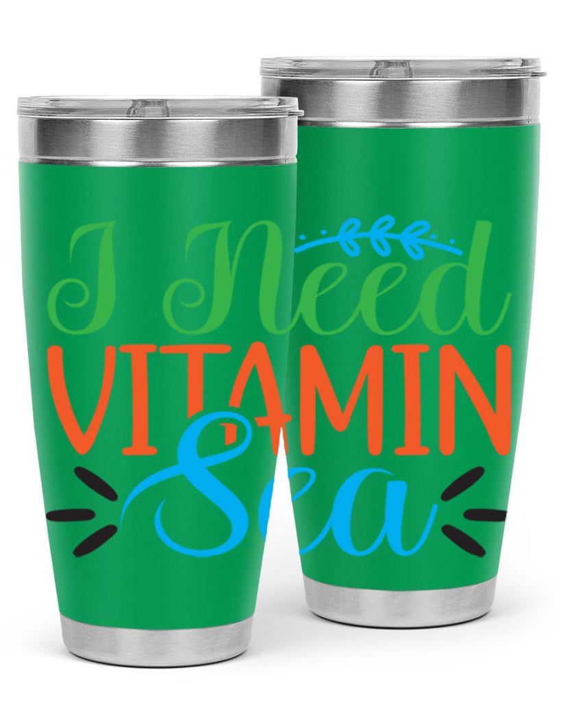 I Need Vitamin Sea 233#- mermaid- Tumbler