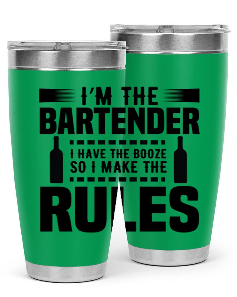I am the Bartender Style 2#- bartender- tumbler