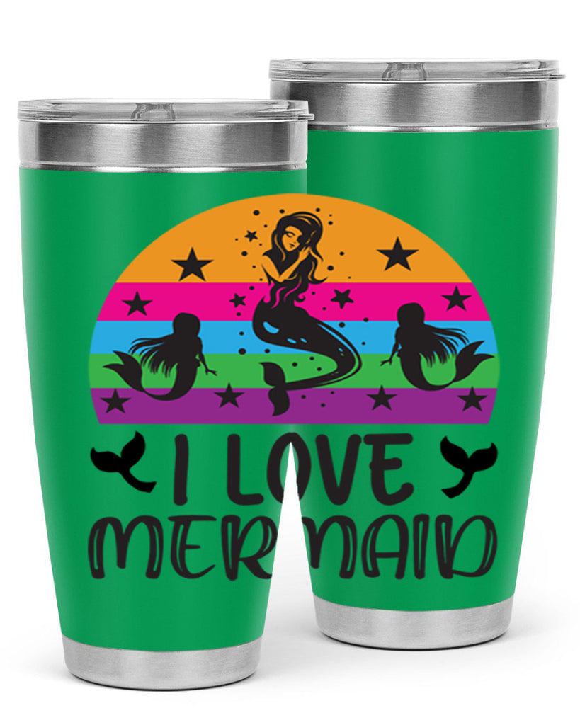 I love mermaid 230#- mermaid- Tumbler