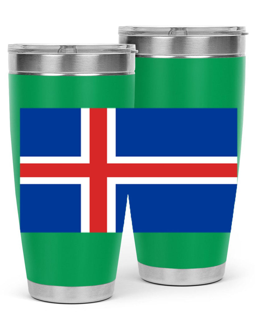 Iceland 122#- world flags- Tumbler