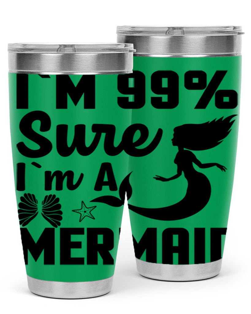 Im sure im a 253#- mermaid- Tumbler