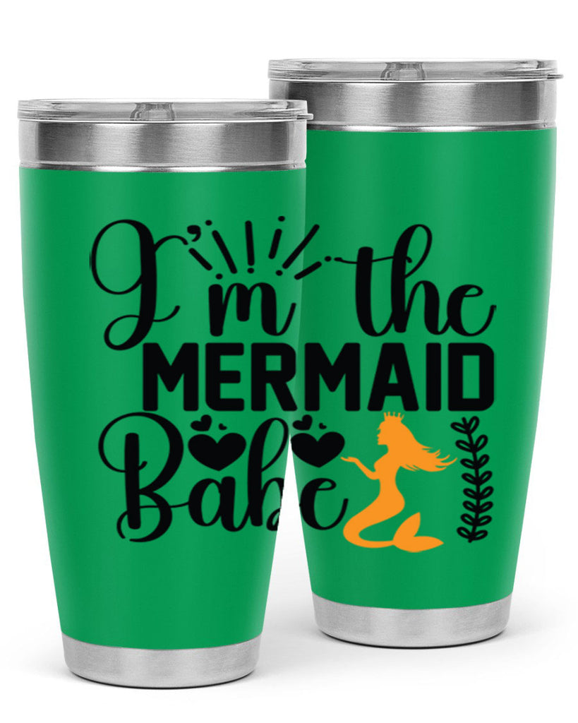 Im the Mermaid Babe 263#- mermaid- Tumbler