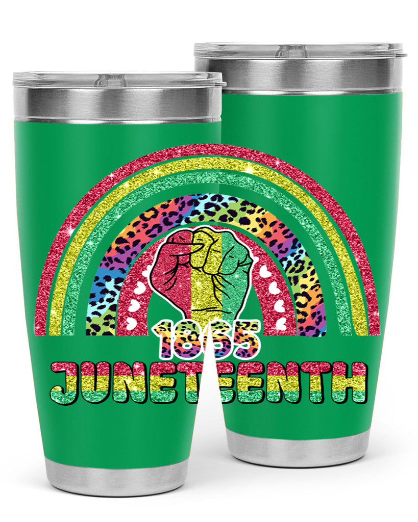 Juneteenth 1865 Rainbow 19#- Juneteenth- tumbler