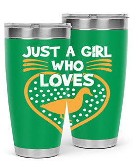 Just A Girl Who Loves Duck Style 34#- duck- Tumbler