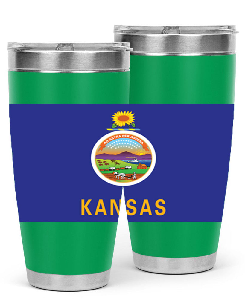 Kansas 36#- Us Flags- Tumbler