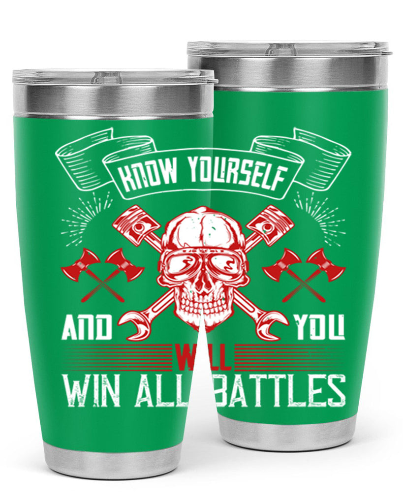 Know yourself and you will win all battles Style 25#- coaching- tumbler