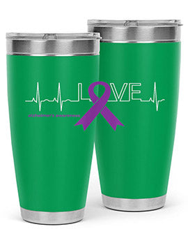 LOVE Gifts for Survivors National Alzheimers Awareness 191#- alzheimers- Tumbler