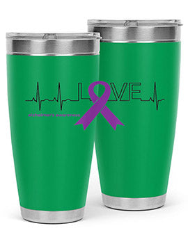 LOVE Gifts for Survivors National Alzheimers Awareness 192#- alzheimers- Tumbler