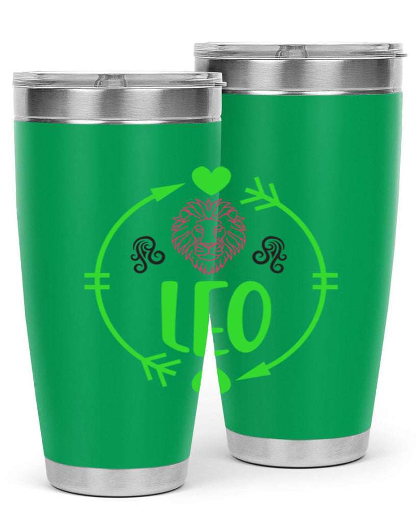 Leo 283#- zodiac- Tumbler