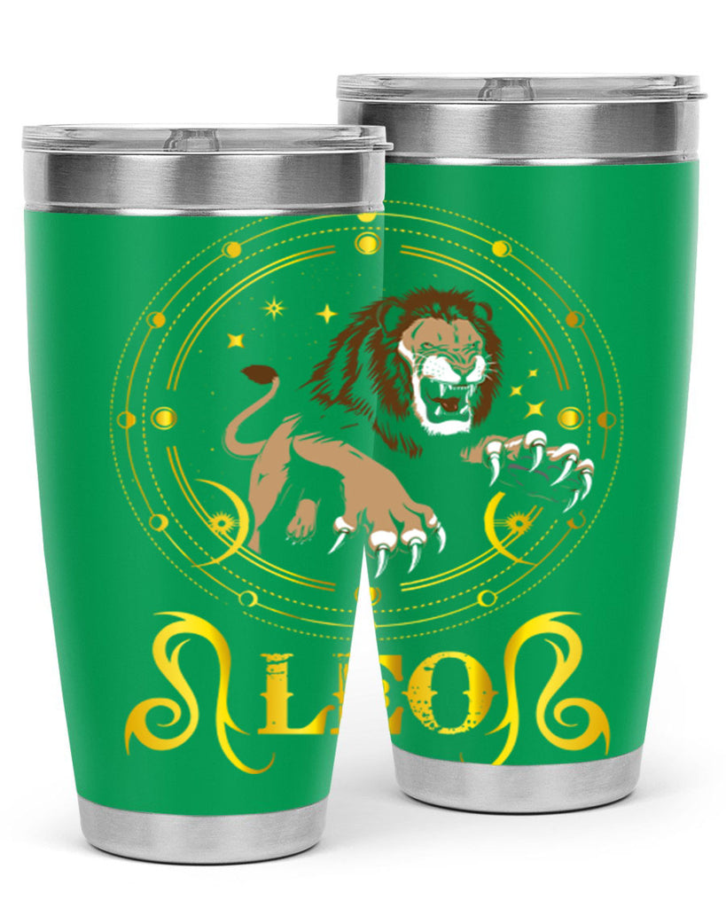 Leo 297#- zodiac- Tumbler