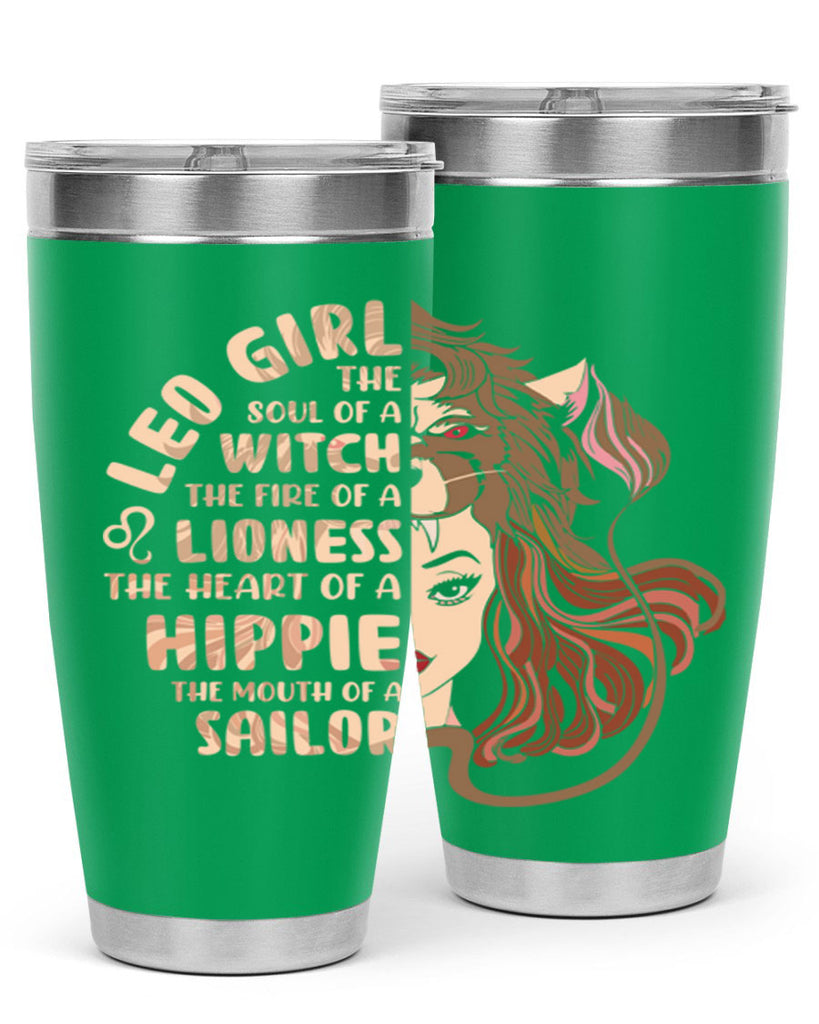 Leo girl 289#- zodiac- Tumbler