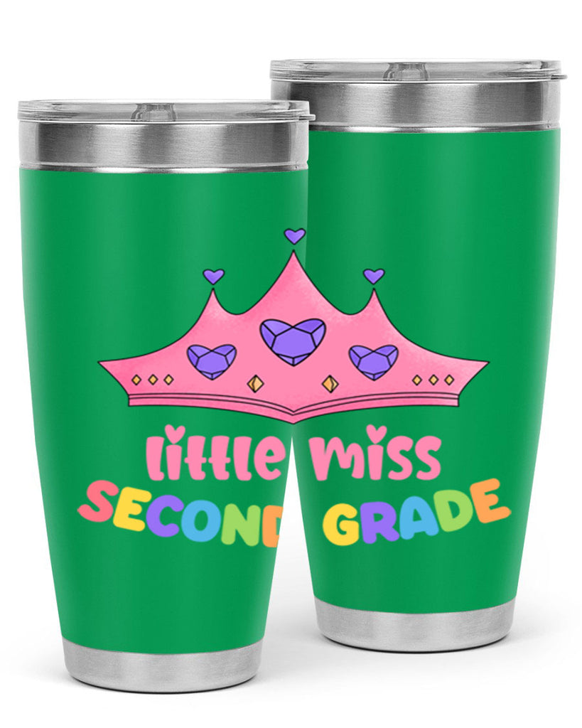 Little Miss 2nd Grade 16#- second grade- Tumbler