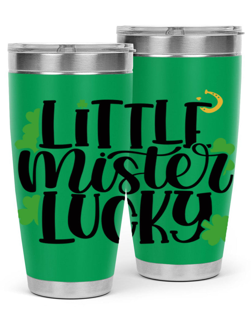 Little Mister Lucky Style 67#- St Patricks Day- Tumbler