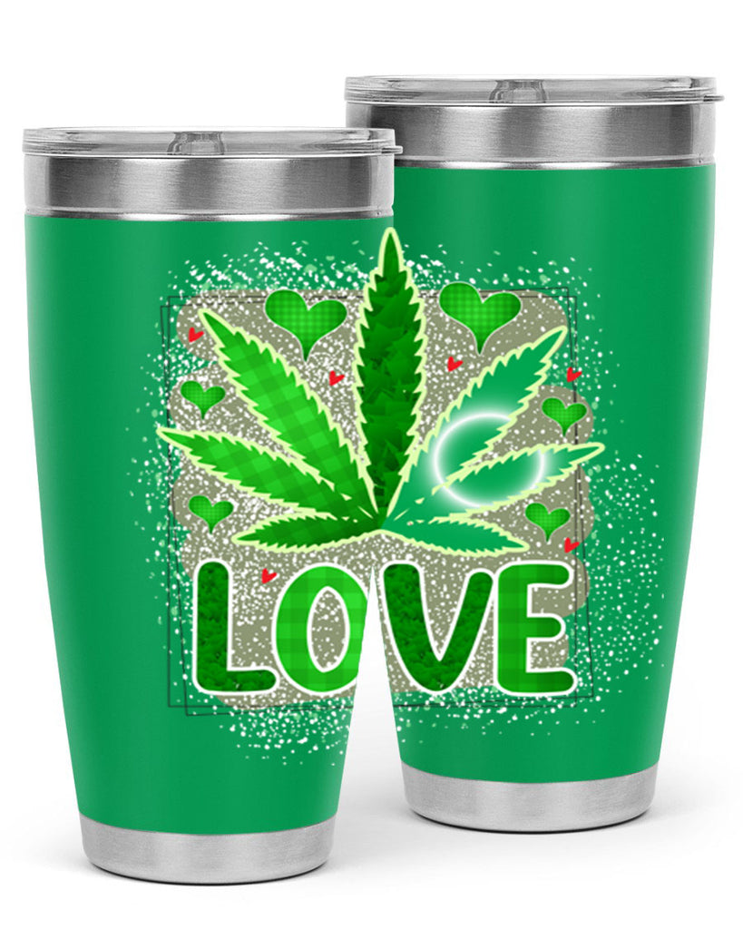 Love 188#- marijuana- Tumbler