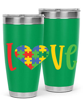 Love Style 30#- autism- Tumbler