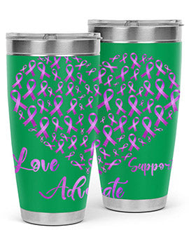 Love Suppor Advocae AlzheimerS 194#- alzheimers- Tumbler