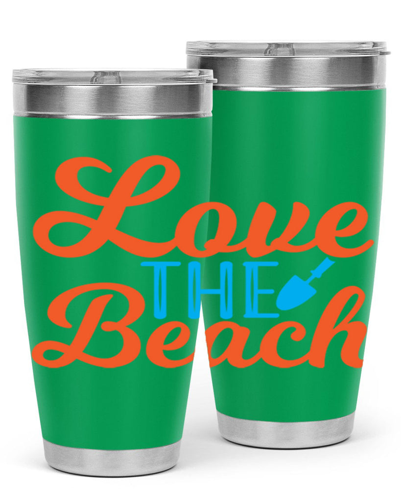 Love The Beach 306#- mermaid- Tumbler