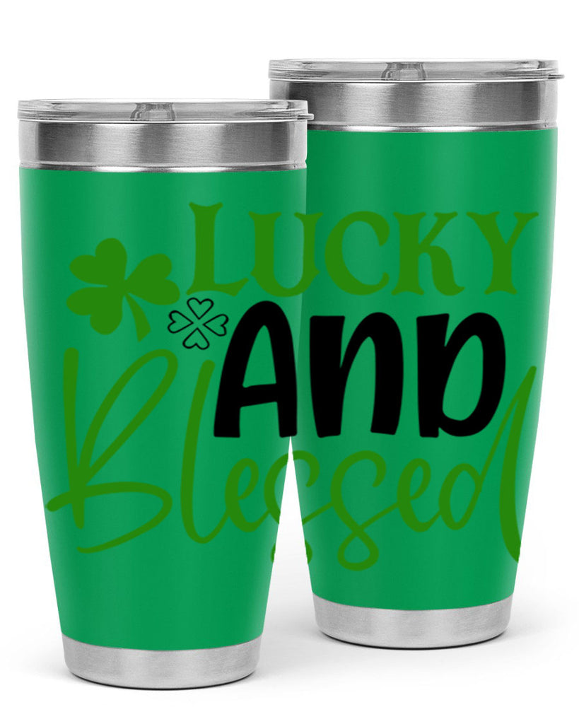 Lucky And Blessed Style 151#- St Patricks Day- Tumbler