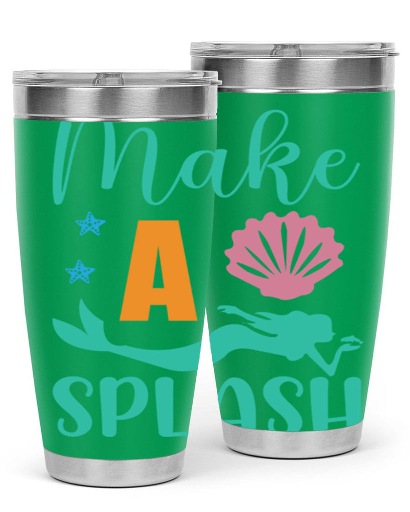 Make a Splash Design 314#- mermaid- Tumbler