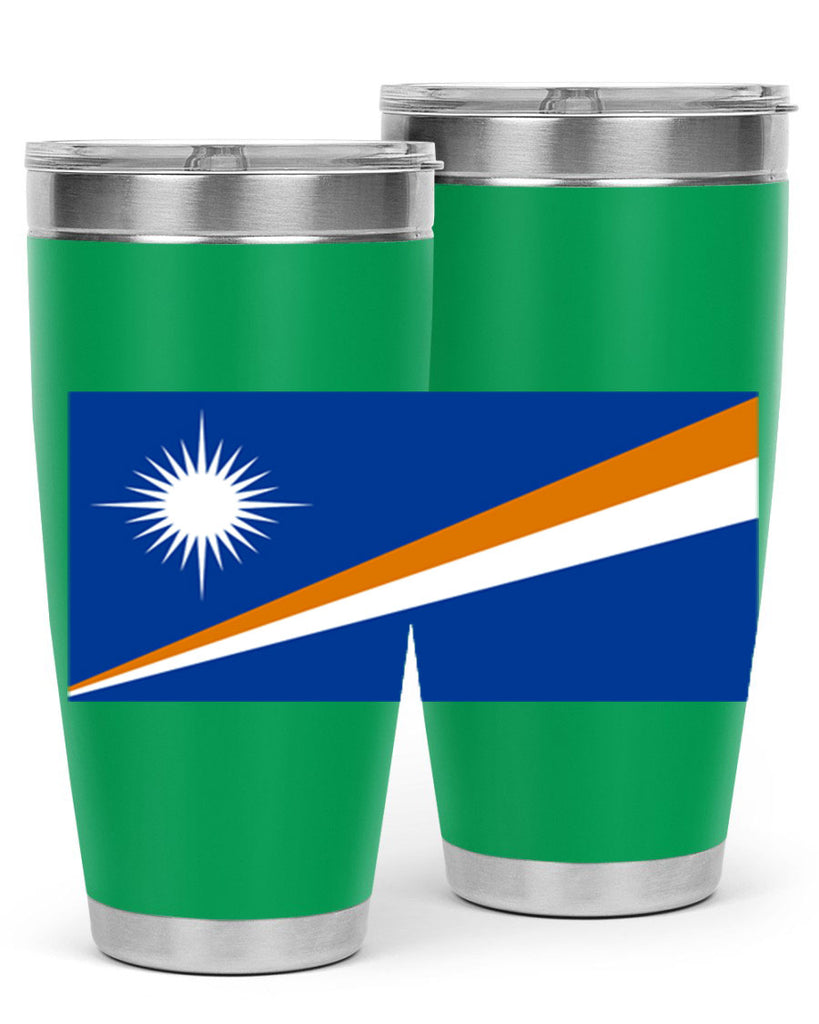 Marshall Islands 90#- world flags- Tumbler