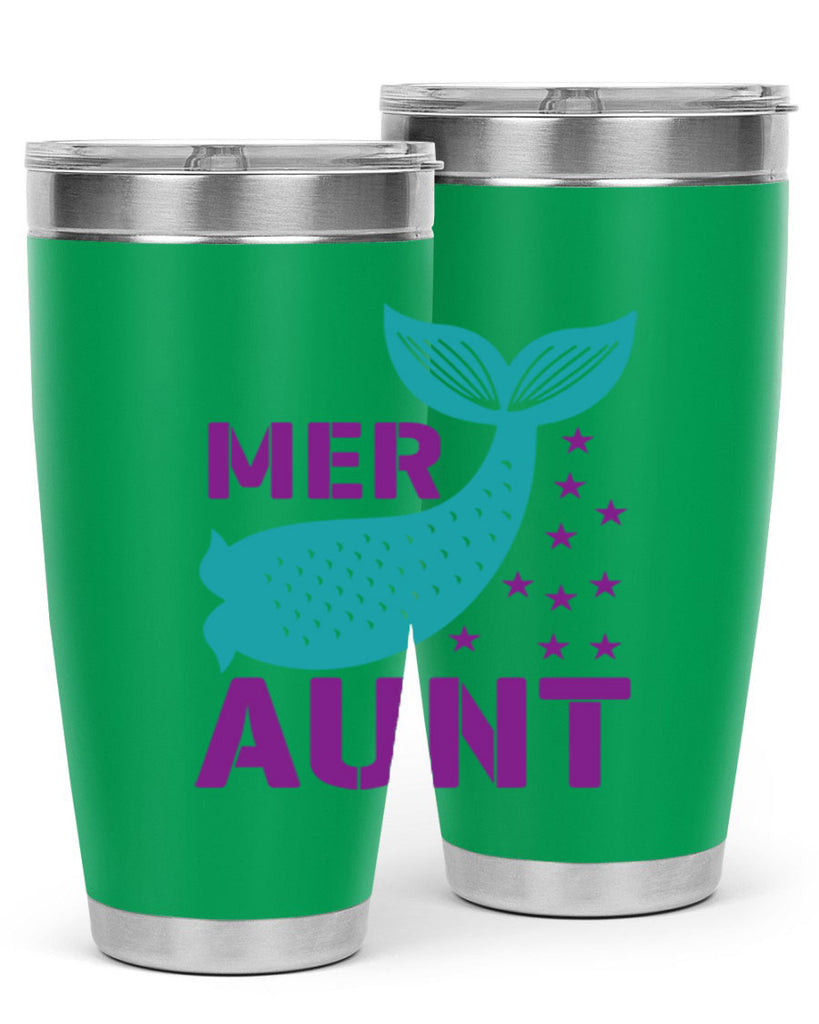 Mer Aunt 319#- mermaid- Tumbler