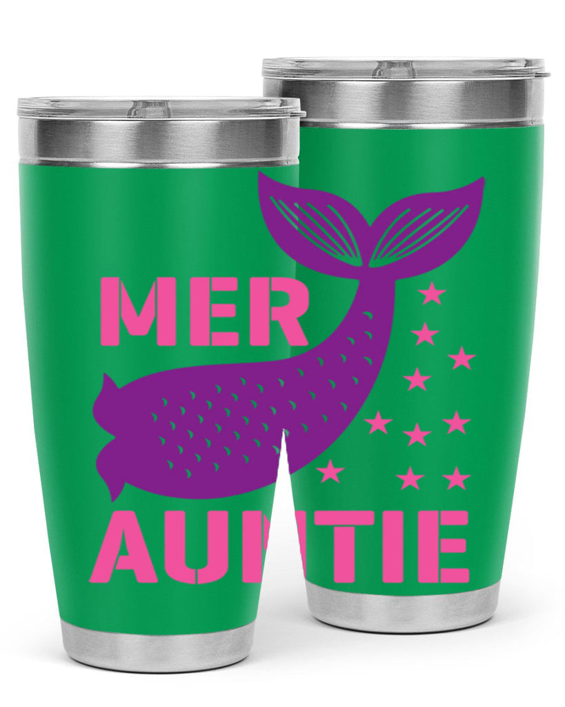 Mer Auntie 320#- mermaid- Tumbler