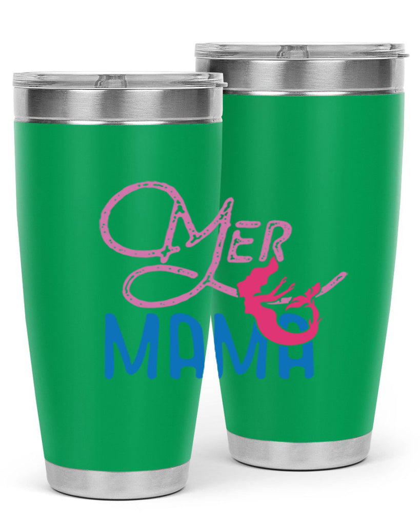 Mer Mama 333#- mermaid- Tumbler