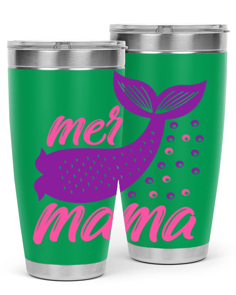 Mer Mama 335#- mermaid- Tumbler