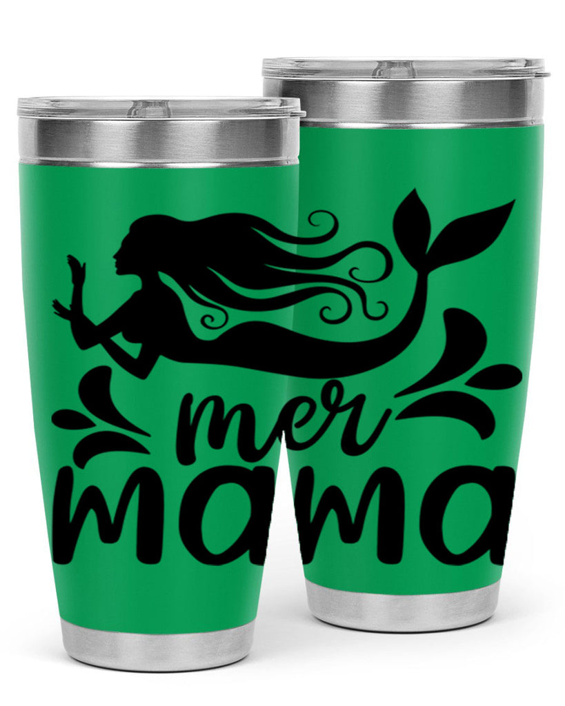 Mer mama 349#- mermaid- Tumbler