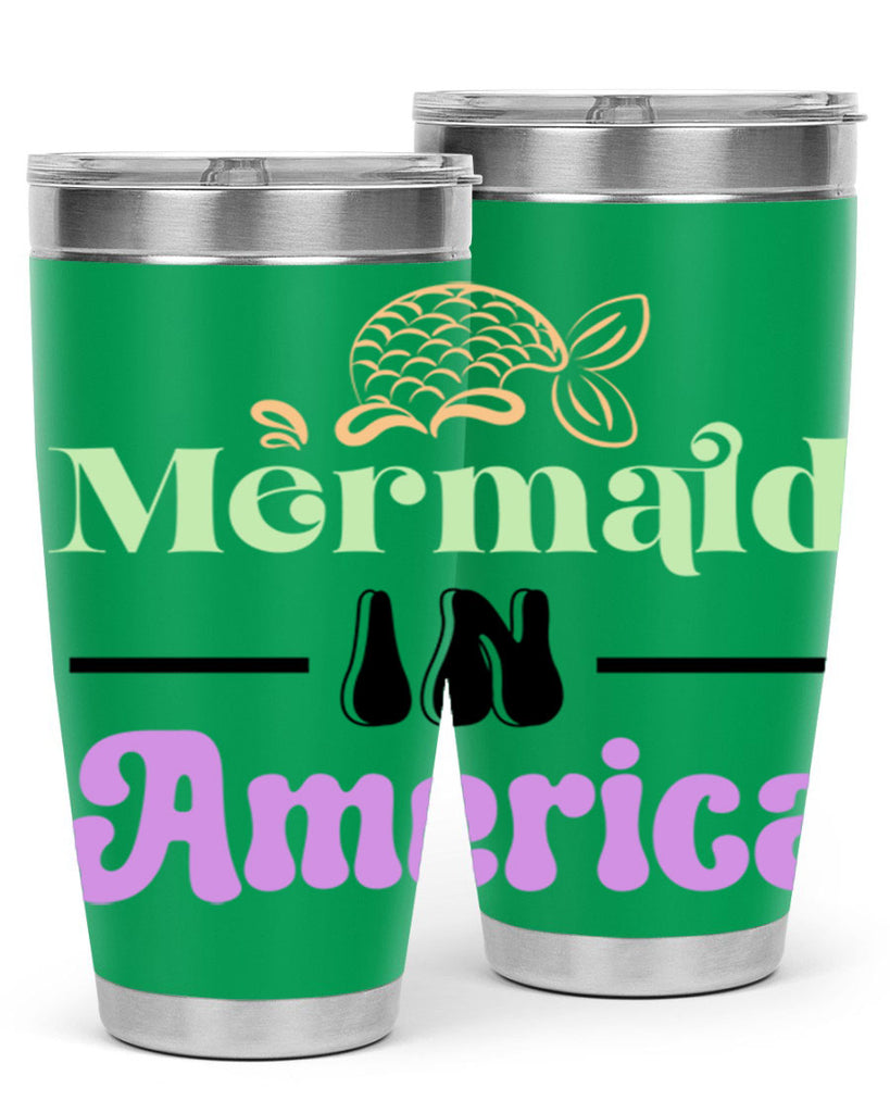 Mermaid In America 420#- mermaid- Tumbler