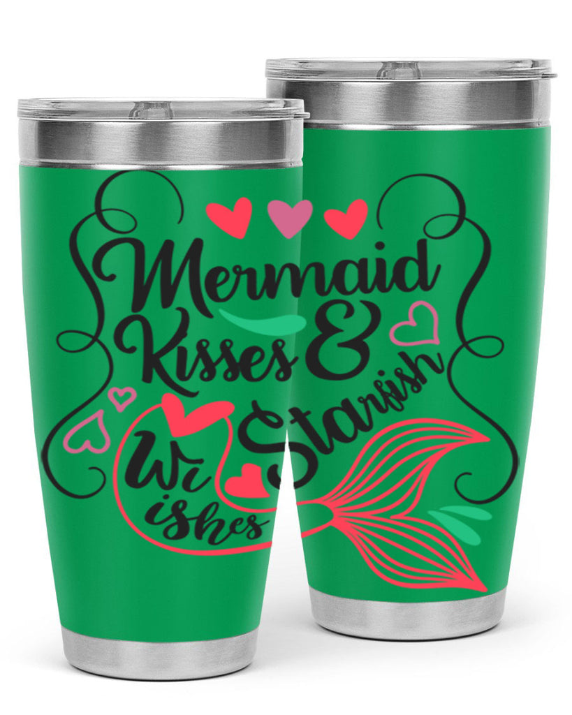 Mermaid Kisses Starfish Wishes 368#- mermaid- Tumbler