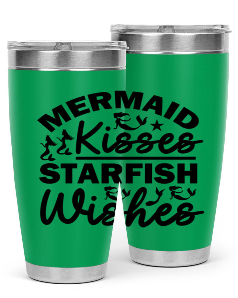 Mermaid Kisses Starfish Wishes 424#- mermaid- Tumbler