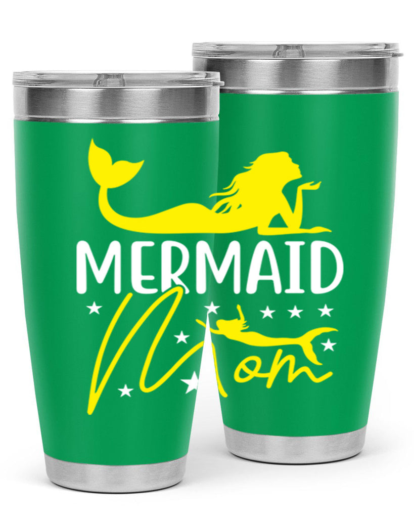 Mermaid Mom 370#- mermaid- Tumbler