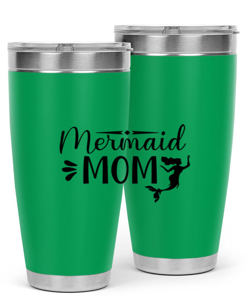 Mermaid Mom 372#- mermaid- Tumbler