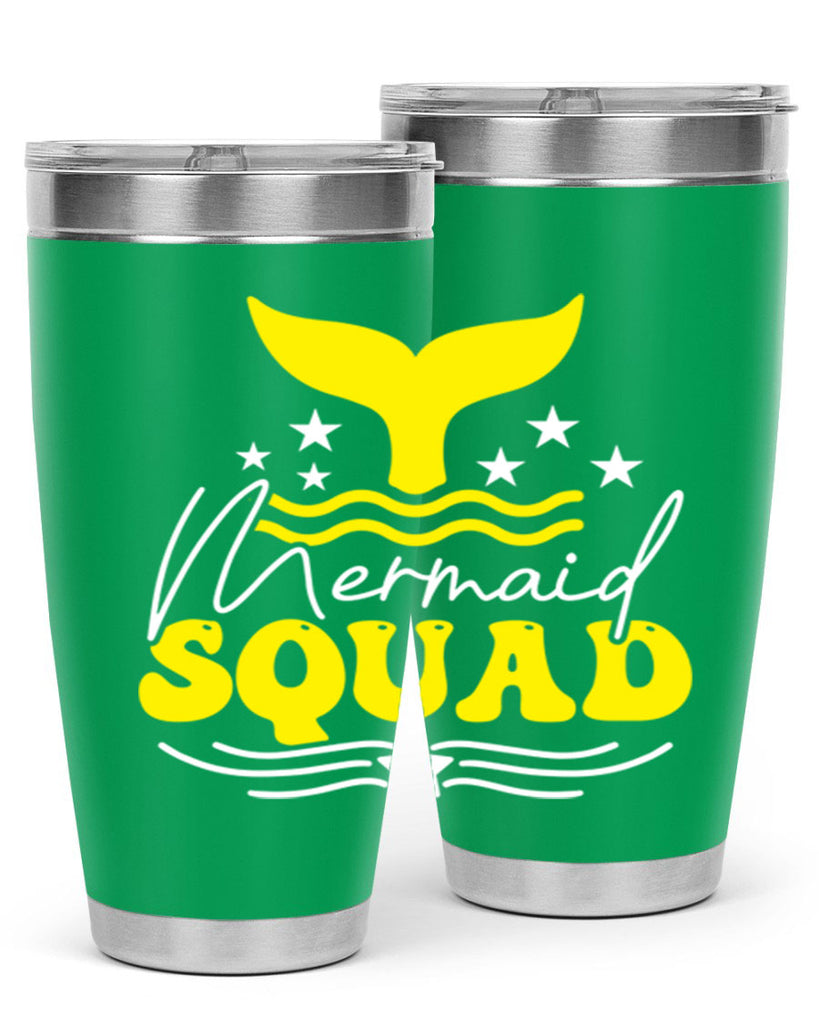 Mermaid Squad 377#- mermaid- Tumbler